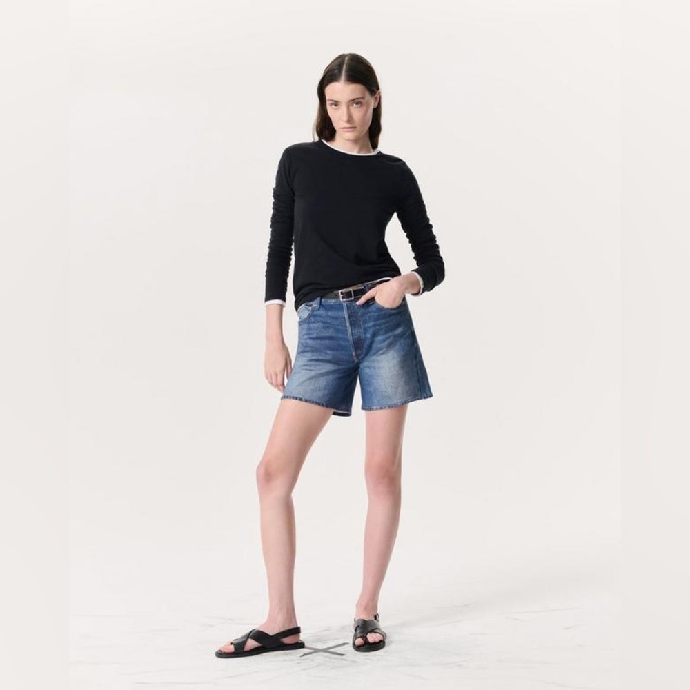 Rag & Bone Miramar Kaia Cotton Terry Shorts in Cosmos